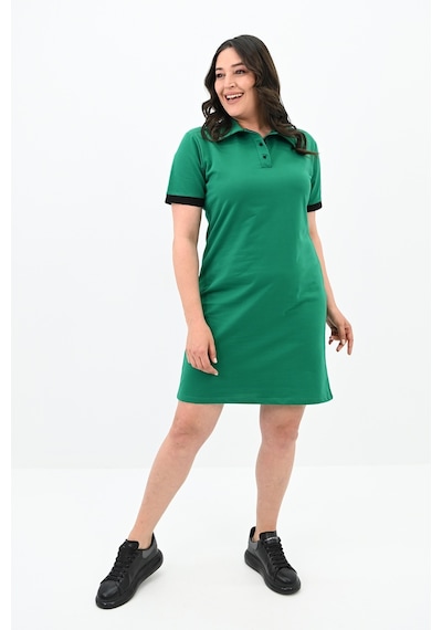 Kadın Büyük Beden Lacoste Kumaş Elbise 5219-24 001