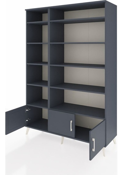 Hyperion Dolap 10 Raflı 3 Kapaklı 132x44x195 Antrasit-antrasit/antrasit Antrasıt/antrasıt - Antrasıt Hyperion Dolap 10 Raflı 3 Kapaklı 132x44x195 Antrasit-antrasit/antrasit Antrasıt/antrasıt - Antrasıt