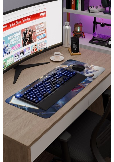 Chevreuse Genshin Impact Anime Gacha V5 - 70x30 Xl Gaming Mouse Pad Fare Altlığı