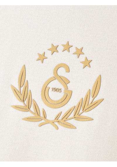 Gsstore Galatasaray Erkek T-shirt E252138 Ekru