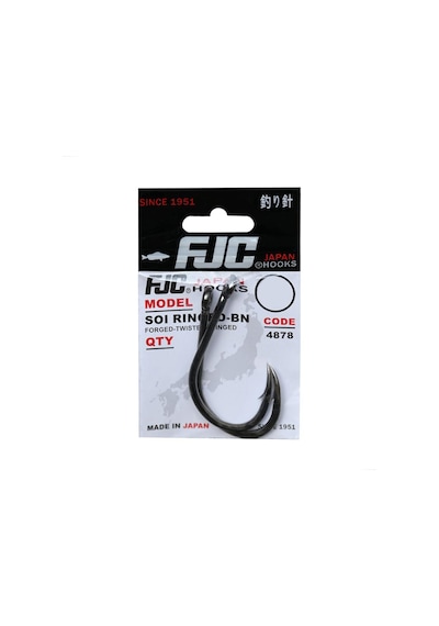 Fjc 4878 Soi Ringed Black Nickel İğne No:7/0 5 Adet