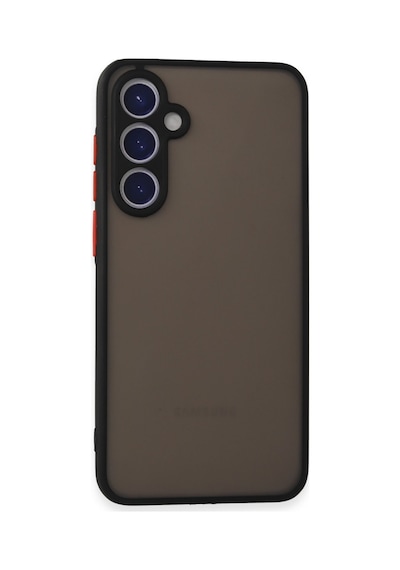 Samsung Uyumlu Galaxy S23 Fe Uyumlu Kılıf Montreal Silikon Kapak - Siyah