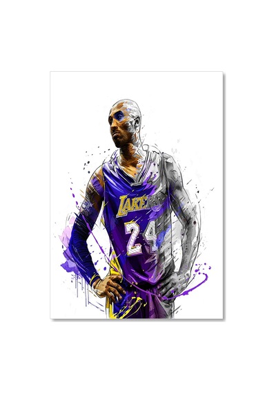 Cakasepetim Kobe Bryant Ahşap Mdf Tablo