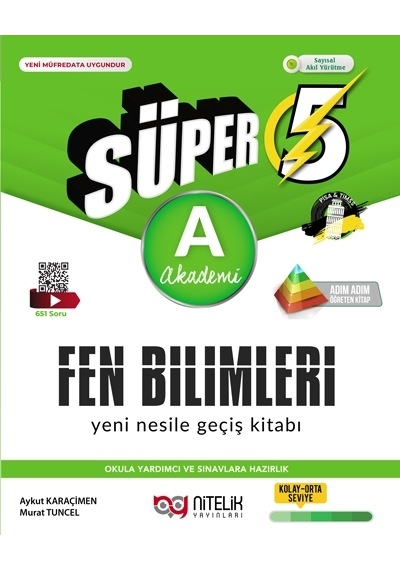 Nitelik Süper 5.sınıf Fen Bilimleri A Akademi Yeni Nesile Geçiş