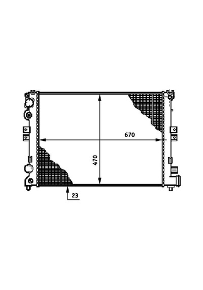 Mahle Radyatör Jumpy-expert-scudo-1.9d-2.0jtd Ac Klimasız Mek 669x470x27 Cr592000p 1301.w2 1301.w4 1301.p2 1301.p3