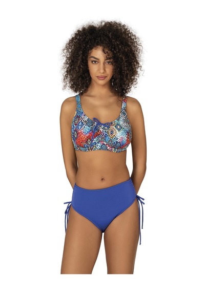 Endeep Kadın Büyük Beden Balenli Destekli Bağlama Detaylı Mavi Desenli Bikini Takımı-mavi Mavi Endeep Kadın Büyük Beden Balenli Destekli Bağlama Detaylı Mavi Desenli Bikini Takımı-mavi Mavi