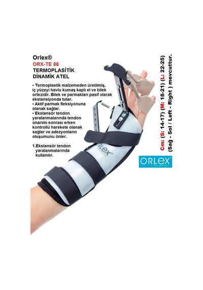 Orlex Termoplastik Dinamik Atel Sağ El
