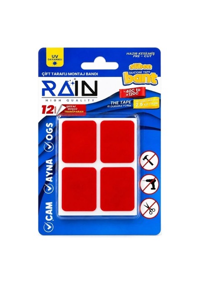 Rain Çift Taraflı Silikon Bant Hazır Kesilmiş 1
