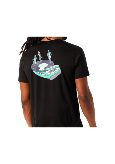 Puma Graphics Erkek Siyah Koşu T-shirt 52656401 1624008 SIYAH