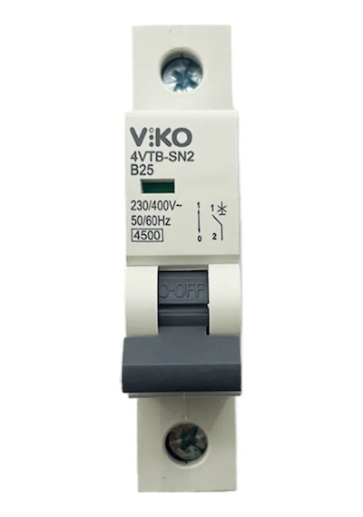 Viko B25 1x25a Sigorta Tek Fazlı Devre Koruma Anahtarı