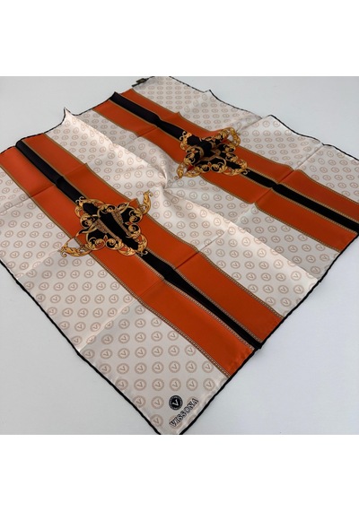 Vissona Twill İpek Eşarp Ipk2905-24261 Çok Renkli