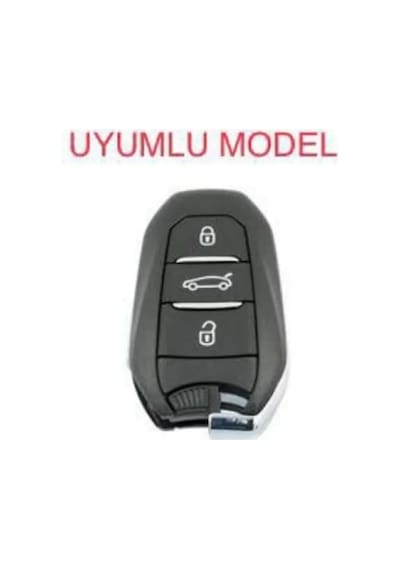 Autohan Keys Lüx Ds7 Crossback Anahtar Koruma Kılıfı, Siyah-altın Renk, Nano Kaplama, Sustasız Standart