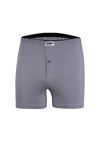 Yıldız 43 Erkek Havlubel Düğmeli Boxer Füme
