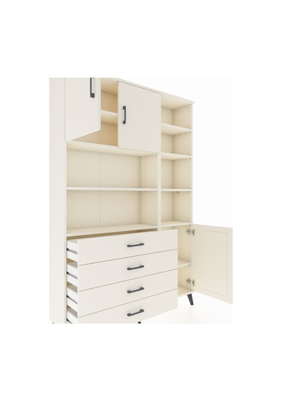 Arges Dolap 9 Raflı 4 Çekmeceli 3 Kapaklı 132x30x195 Aytaşı-a... Aytaşı Arges Dolap 9 Raflı 4 Çekmeceli 3 Kapaklı 132x30x195 Aytaşı-a... Aytaşı