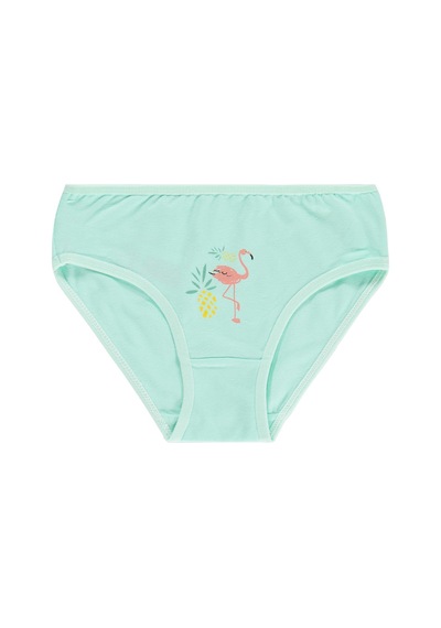 Civil Girls Flamingo 2-12 Yaş Kız Çocuk 2'li Külot Çok Renkli
