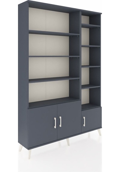 Arges Dolap 10 Raflı 3 Kapaklı 132x30x195 Antrasit-antrasit/antrasit Antrasıt/antrasıt Arges Dolap 10 Raflı 3 Kapaklı 132x30x195 Antrasit-antrasit/antrasit Antrasıt/antrasıt