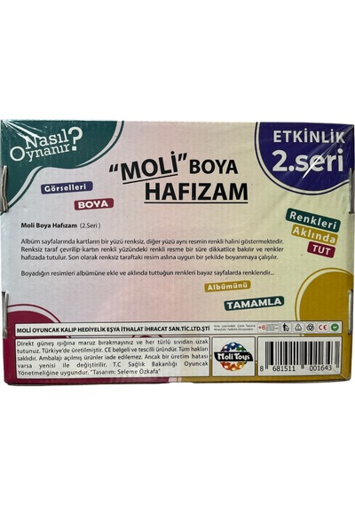 Moli Boya Hafızam Renkleri Hafızanda Tut Oyunu
