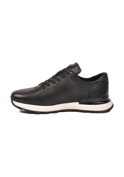 Voyager Siyah Bağcıklı Hakiki Deri Erkek Sneaker M217 M