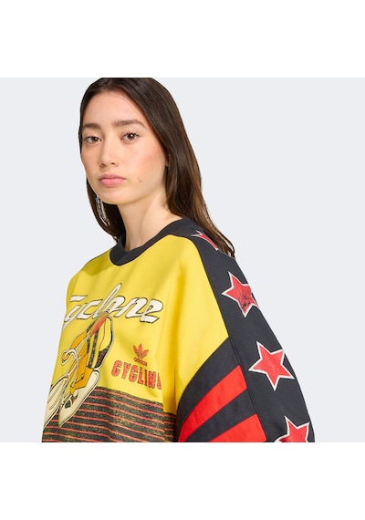 adidas Cycling Crew Kadın Sarı Sweatshirt Jw0147 Sari