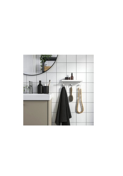 Ikea Enudden Duvar Askısı , Beyaz, 30x8 Cm