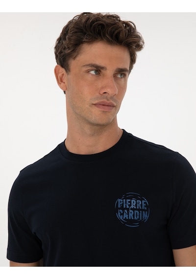 Pierre Cardin Erkek Lacivert Tişört 50302599-vr033 Lacivert