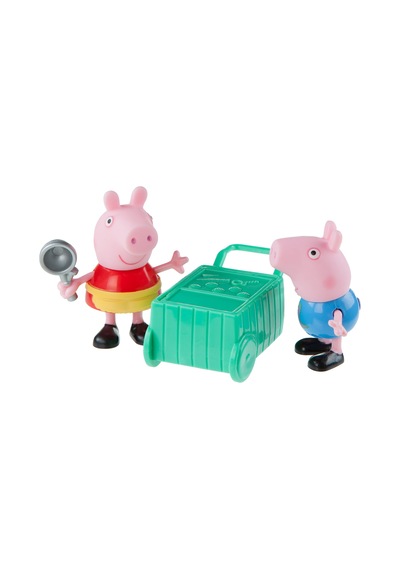 Peppa Pig - Dondurmacı Peppa Ve Kardeşi George Figür Oyuncak Seti