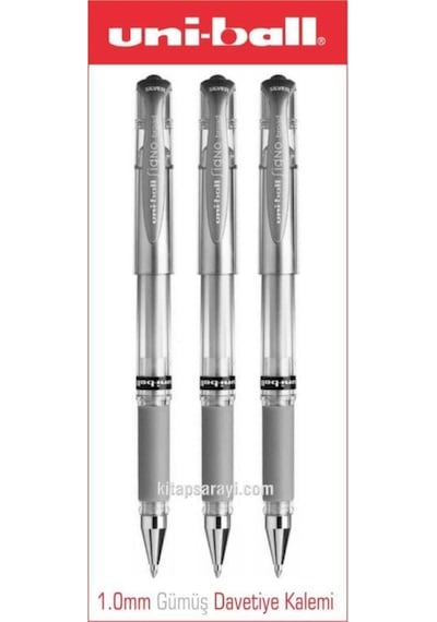 Uniball Signo Broad 1.0 Mm Gümüş Davetiye Kalemi Tekli Adet Fiyatıdır. Diğer