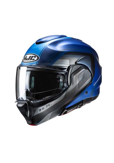 Hjc F100 Çene Açılır Kask Reff Mat Mavi