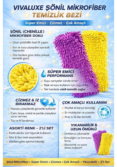 40 Cm Mikrofiber Makarna Mop Başlığı 2 Li Set, Yüksek Emici Chenille Mop Ucu, İz Ve Tüy Bırakmaz, Parke, Seramik, Laminat Ve Mermer İçin Uygun Temizlik Bezi Turuncu, Yeşil, Mavi Çok Renkli 40 Cm Mikrofiber Makarna Mop Başlığı 2 Li Set, Yüksek Emici Chenille Mop Ucu, İz Ve Tüy Bırakmaz, Parke, Seramik, Laminat Ve Mermer İçin Uygun Temizlik Bezi Turuncu, Yeşil, Mavi Çok Renkli