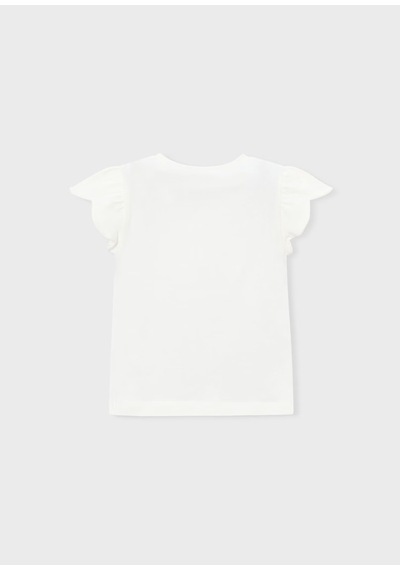 Mayoral Kız Çocuk T-shirt 3002 Krem