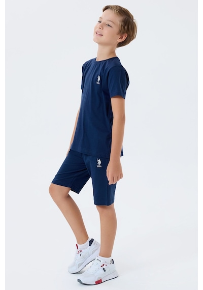 U.s. Polo Assn. Erkek Çocuk Lacivert Bermuda Takım 5274-49786 Lacivert