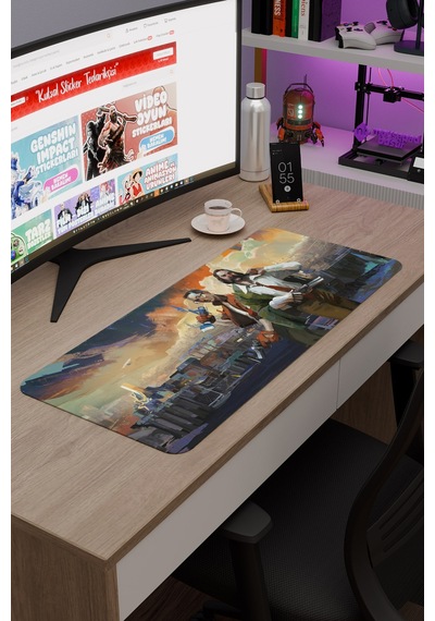Disco Elysium Kaymaz Dikişli Kauçuk Oyuncu Mousepad V1 - 70x30 Xl Gaming Mouse Pad Fare Altlığı