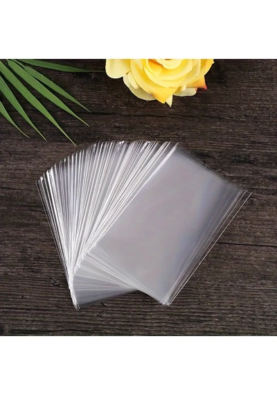 Hg Ambalaj 50 Adet 20x30 Cm Bantsız Şeffaf Opp Jelatin Poşet, Kurabiye Poşeti