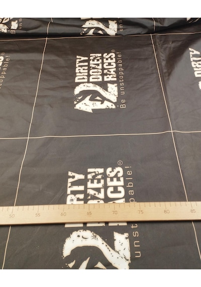 Kahve Siyah Beyaz Su Geçirmez Kumaş En: 140cm-10663 Siyah