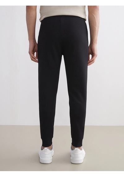 LC Waikiki Lcwaıkıkı Classic Siyah Kalın Erkek Jogger Eşofman Altı New Blakız Çocuk