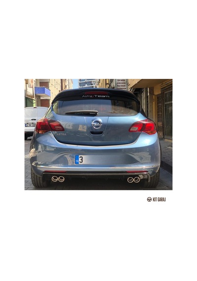 Opel Astra J 2009-2015 Spoiler Plastik Boyasız