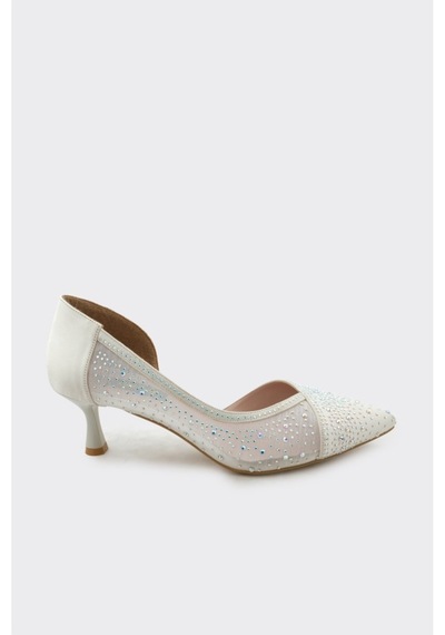 Derinet Melina Kısa Topuklu Stiletto Sedef SEDEF