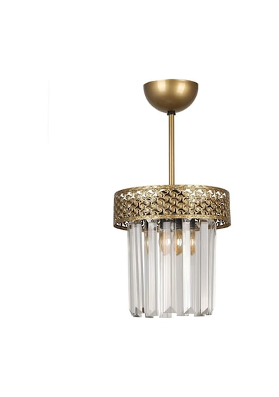 Begüsa Sitrus Tekli Eskitme Lux Kristal Taşlı Avize