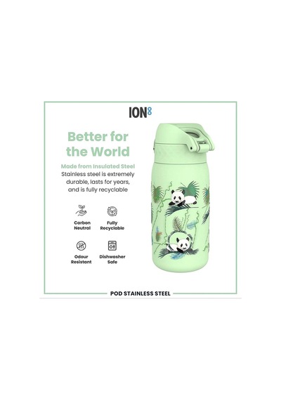Ion8 Sızdırmaz Çocuk Su Termosu 320 Ml - Panda Çok Renkli