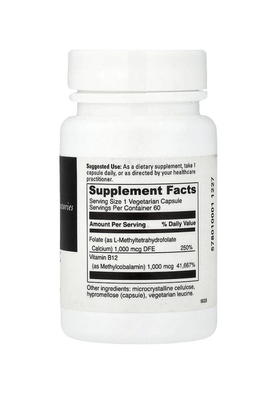Davinci Laboratories, 5-mthf/b12 Mc 2000, 60 Capsules