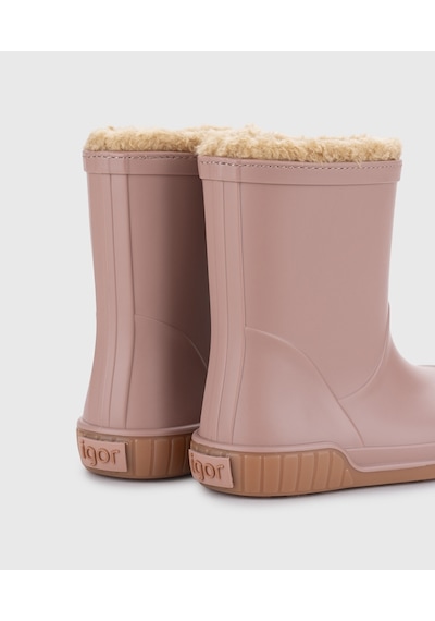 İgor Igor W10360-010 Pau Borreguito Kız Çocuk Yağmur Çizmesi Pembe