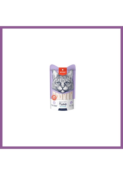 Wanpy Ton Balıklı Ve Yengeçli Krema Kedi Ödülü 25x14 Gr Rengaren