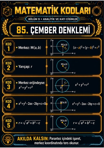 Ales Matematik Geometri Kodları 110 Kod