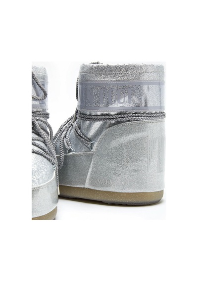 Moon Boot İcon Low Glitter Kadın Bot-1409440 Gümüş