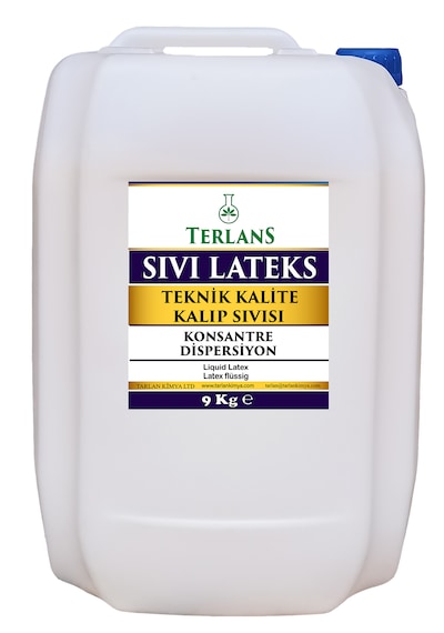 Terlans Sıvı Lateks 9 Kg Kalıp Sıvısı Teknik Kalite