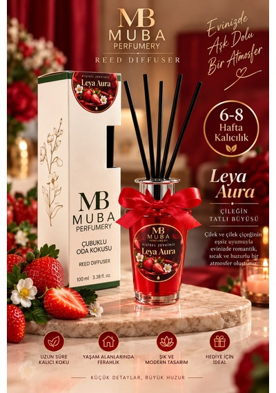 Leya Aura 100 Ml Çubuklu Oda Kokusu Premium Çilek Çiçek Vanilya Kokulu Bambu Çubuklu Reed Diffuser 6-8 Hafta Kalıcı Lüks Ev Kokusu - 922852107 Karışık Leya Aura 100 Ml Çubuklu Oda Kokusu Premium Çilek Çiçek Vanilya Kokulu Bambu Çubuklu Reed Diffuser 6-8 Hafta Kalıcı Lüks Ev Kokusu - 922852107 Karışık