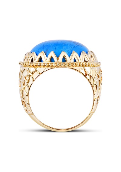 Kuyumcudukkani Özel Tasarım Otantik Gümüş Yüzük-10176-g-tur 19 Gold