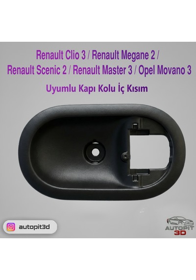 Renault Clio 3/renault Megane 2/renault Scenic 2/renault Master 3/opel Movano 3 Uyumlu Kapı Kolu İçi Kapı Kolu İçi