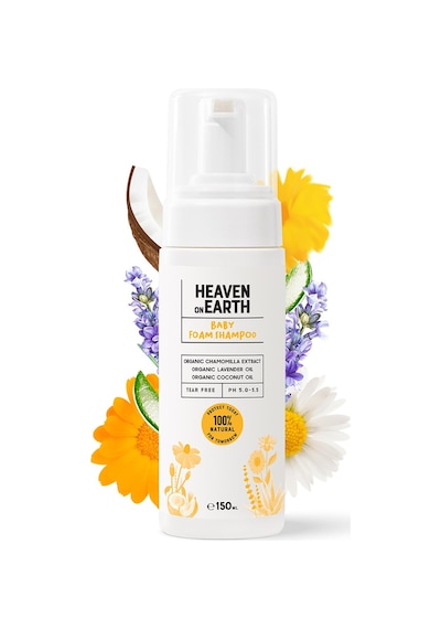 Bebek Köpük Şampuanı Vegan %100 Doğal Ve Organik İçerikli Konak Önleyici- 150 Ml 2 Adet
