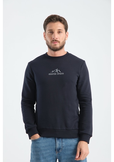Shooter Sportwear Ribey Tekstil İth.ihr.san.tic.ltd.şti Erkek Üç İplik Sweatshirt Şardonsuz Pamuklu Regular Fit Bisiklet Yaka Spor Sweat Lacivert Shooter Sportwear Ribey Tekstil İth.ihr.san.tic.ltd.şti Erkek Üç İplik Sweatshirt Şardonsuz Pamuklu Regular Fit Bisiklet Yaka Spor Sweat Lacivert